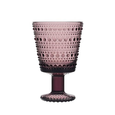Iittala Glas Set 2-teiliger Kastehelmi aus Glas, in der Farbe Violett, 26 cl, Abmessungen: 7,7x7,7x8,8 cm, 1070202 im Sale